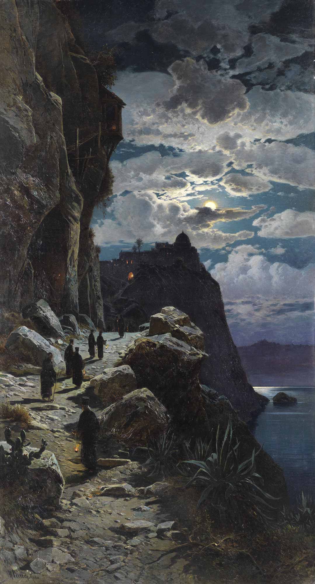 Hermann David Salomon Corrodi Keşişlerin Mont Dağı Manastırına Yolculukları