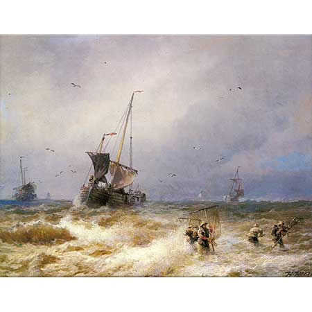 Herman Herzog Kıyıda Balıkçılar
