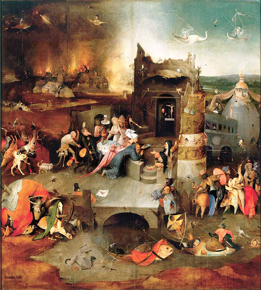 Hieronymus Bosch Aziz Anthony'nin Günaha Teşviki