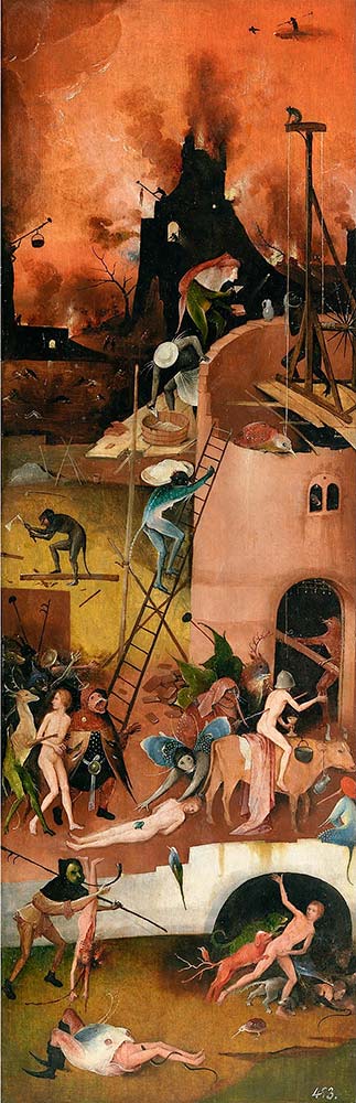 Hieronymus Bosch Samanlık Üçlüsü Cehennem