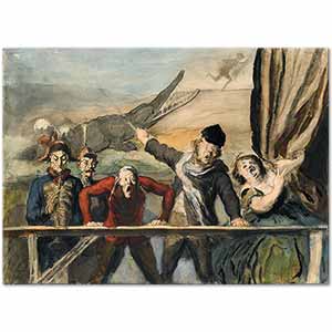 Honore Daumier Karnaval Parodisi