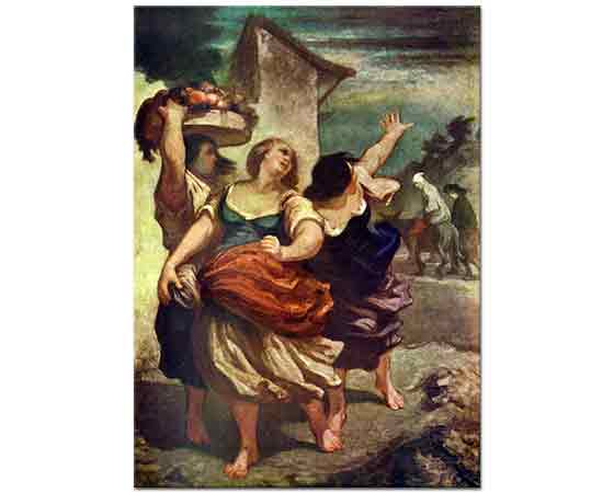 Honore Daumier Değirmenci Eşeği ve Oğlu