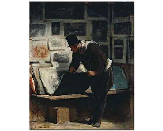 Honore Daumier Gravür Meraklısı