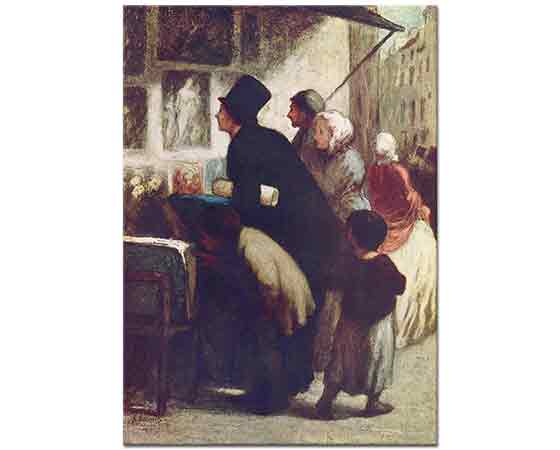 Honore Daumier Gravür Satıcısı