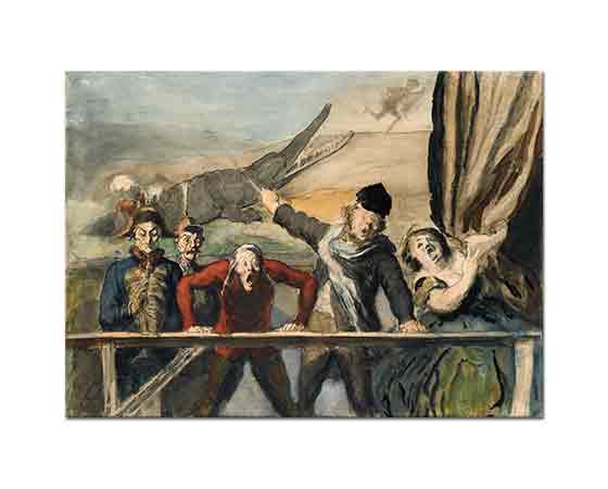 Honore Daumier Tasavvur Karnaval Parodisi
