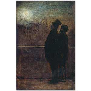 Honore Daumier Gece Yürüyenler