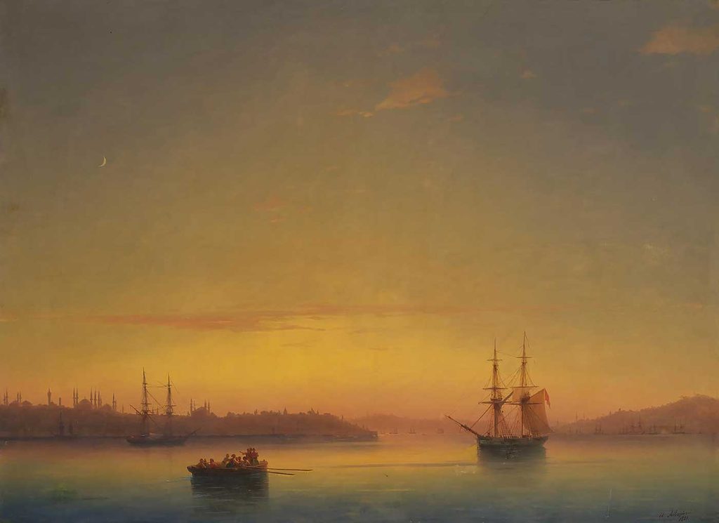 Ayvazovski Gün Ağarırken İstanbul
