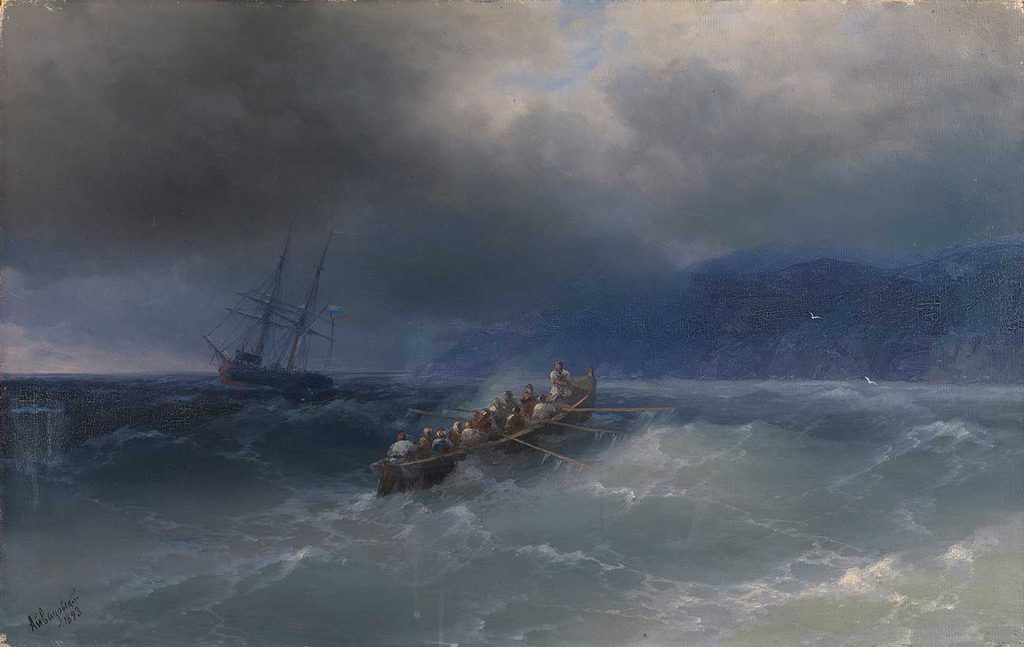 Ayvazovski Gemi Kazası 1893