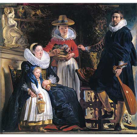 Jacob Jordaens Sanatçının Ailesi