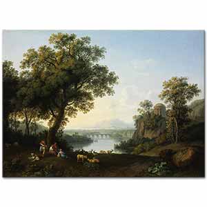 Jacob Philipp Hackert Irmak Manzarası