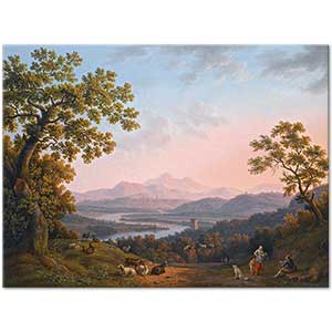 Jacob Philipp Hackert Tiber Nehri