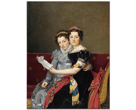 Jacque Louis David Charlotte ve Zenaide Bonaparte
