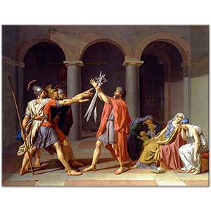 Jacque Louis David Horatii Kardeşlerin Yemini