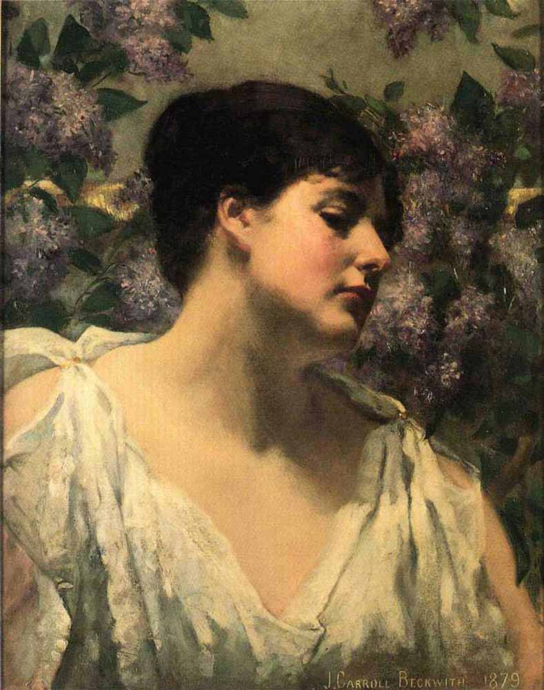 James Carroll Beckwith Leylaklar Altında