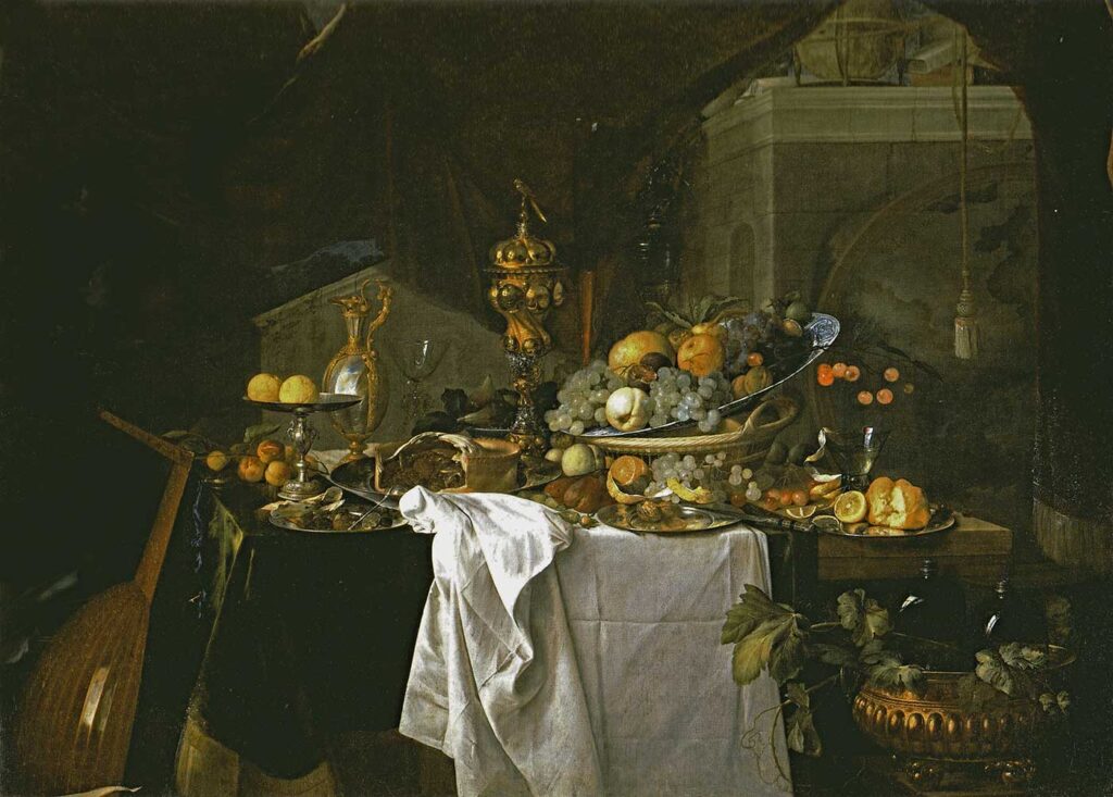 Jan Davidsz de Heem Tatlılı Natürmort