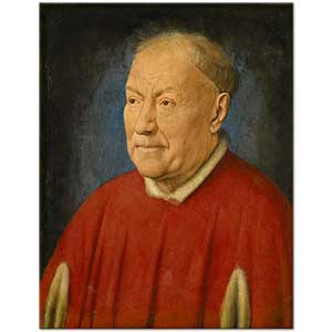 Jan van Eyck Kardinal Nicholaes Albergati'nin Portresi
