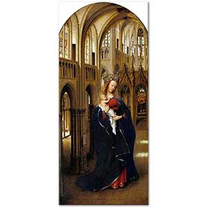 Jan van Eyck Kilisedeki Madonna