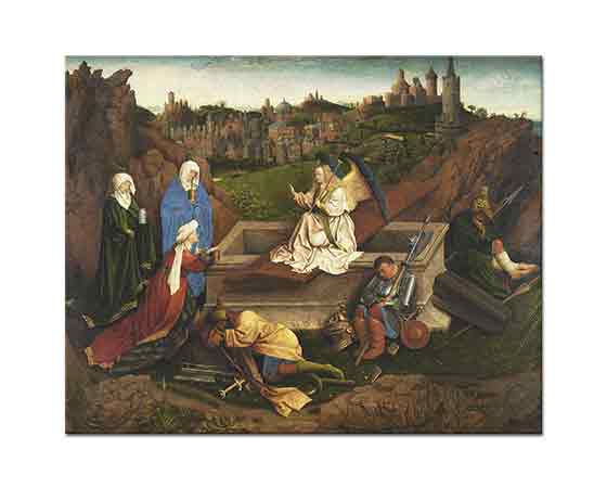 Jan van Eyck üç Mary Mezar Başında