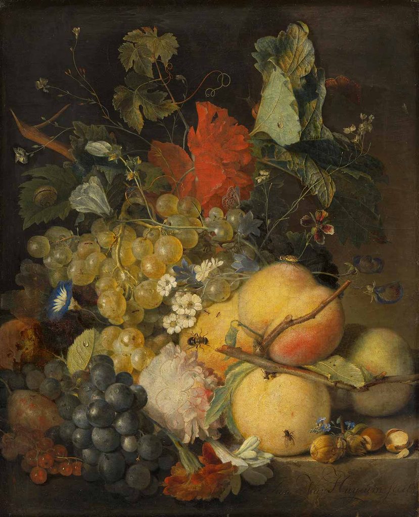 Jan van Huysum Çiçekler ve Meyveler