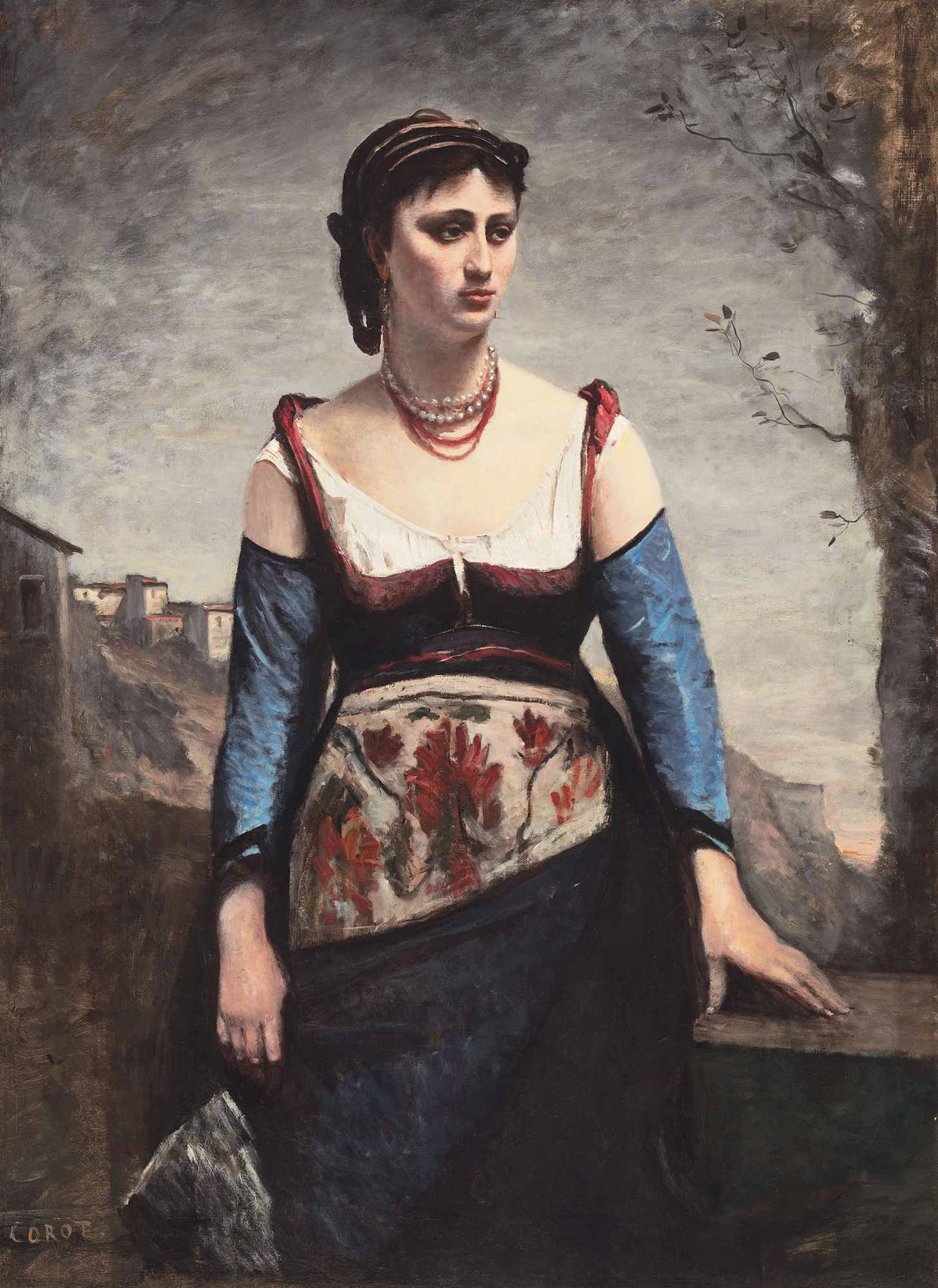 Jean Baptiste Camille Corot Agostina
