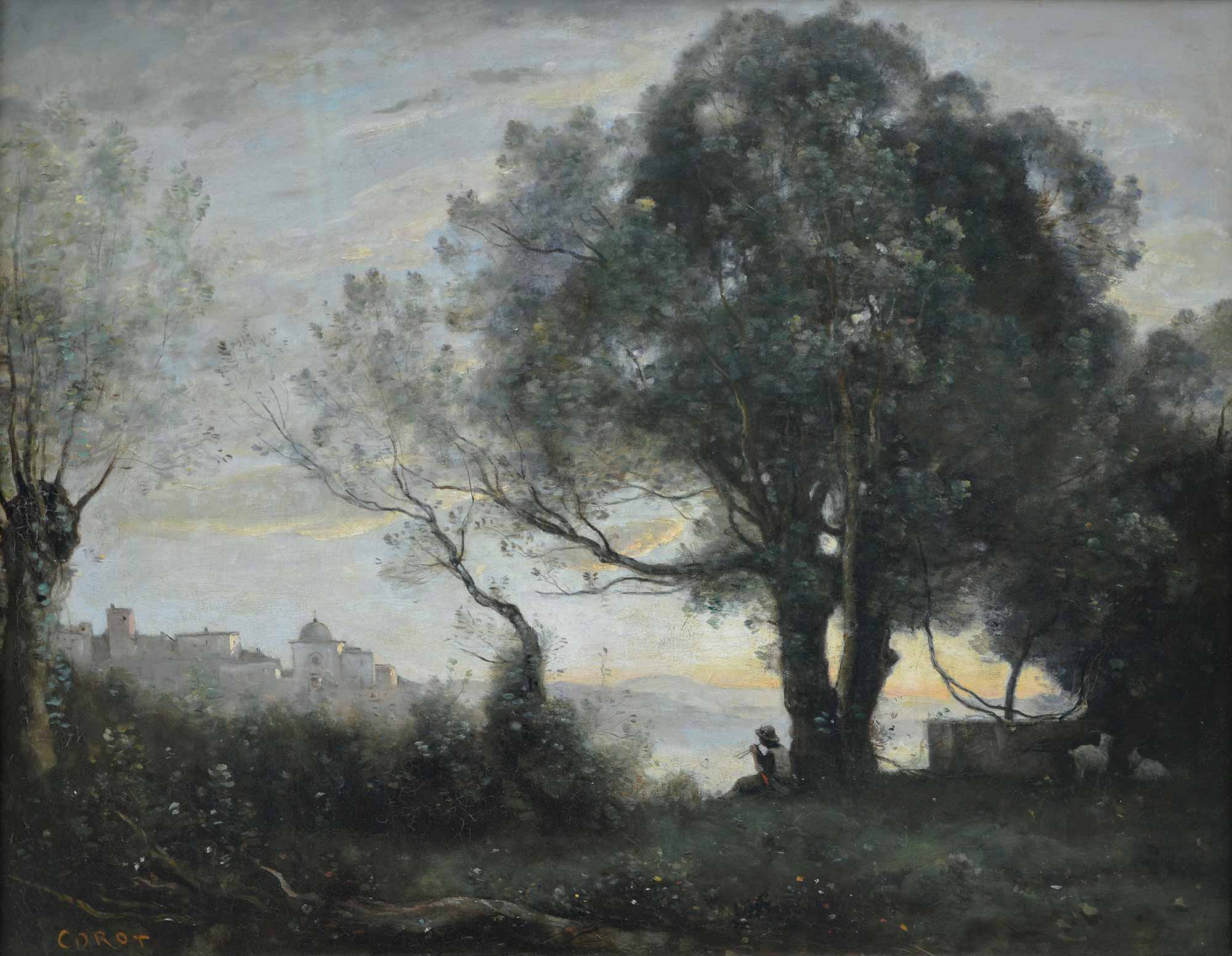 Jean Baptiste Camille Corot Castelgandolfo Manzarası