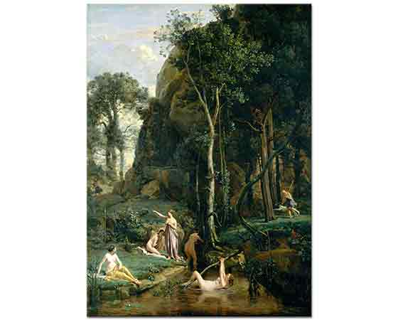 Jean Baptiste Camille Corot Diana'nın Banyosu