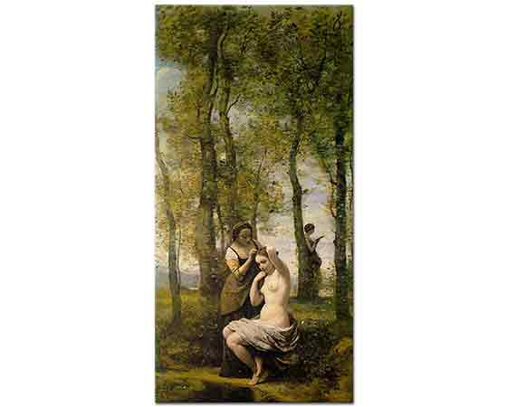 Jean Baptiste Camille Corot Figürlü Manzara
