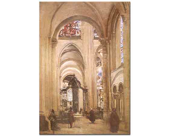 Jean Baptiste Camille Corot Sens Katedrali