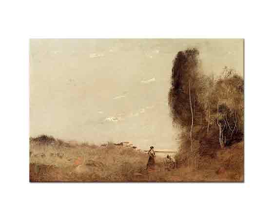 Jean Baptiste Camille Corot Su Kenarında Sabah