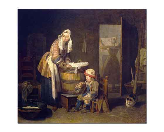 Jean Baptiste Simeon Chardin Çamaşırcı Kadın