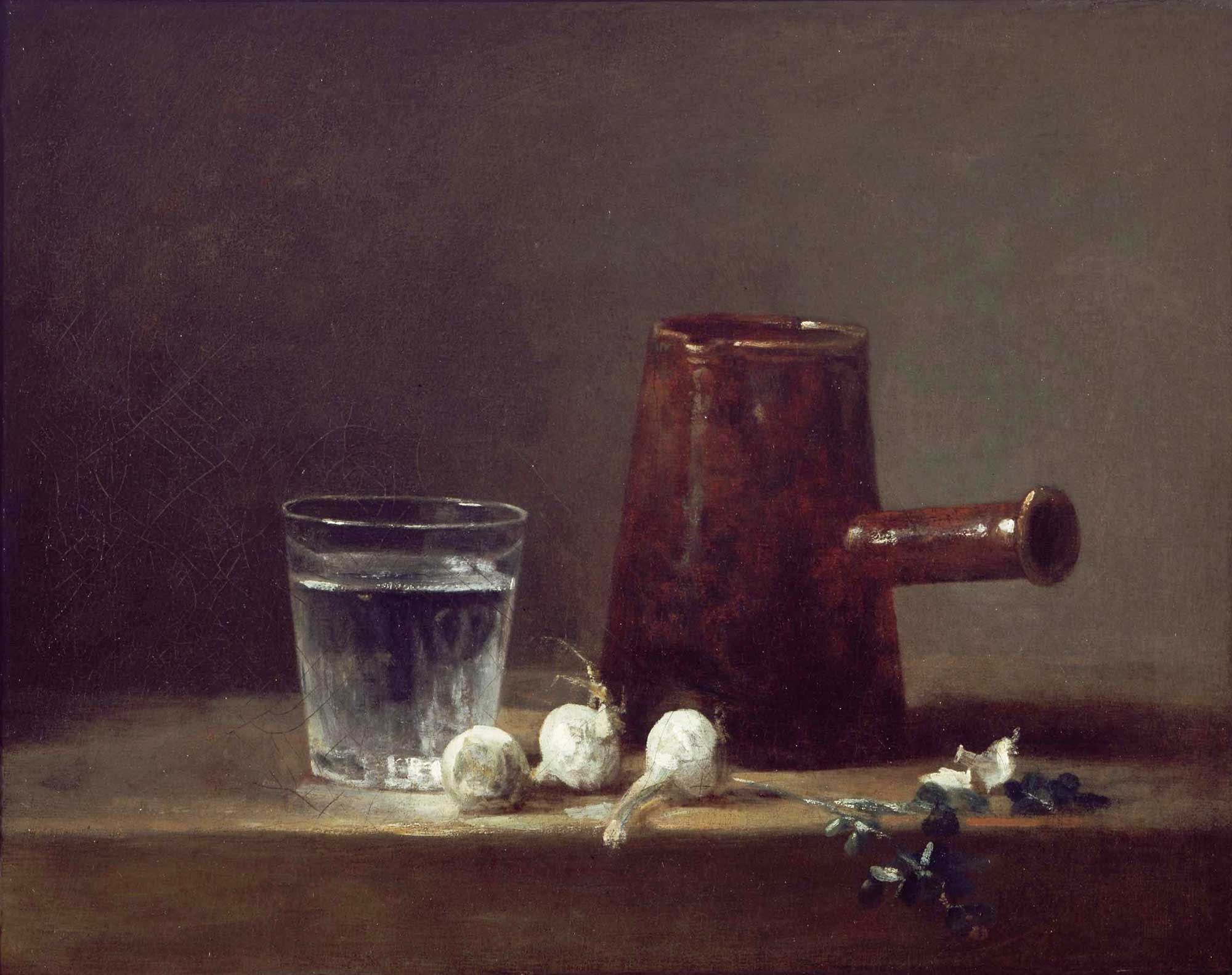Jean Baptiste Simeon Chardin Cezve ve Su Bardağı