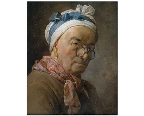 Jean Baptiste Simeon Chardin Gözlüklü Otoportre