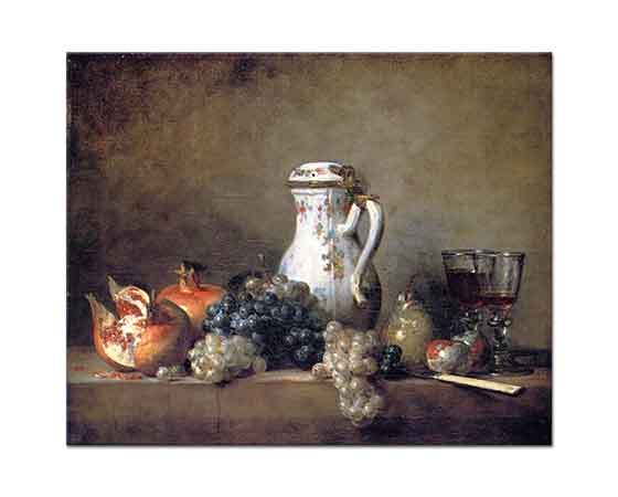 Jean Baptiste Simeon Chardin Porselenli Natürmort