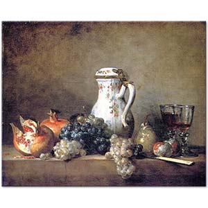 Jean Baptiste Simeon Chardin Porselenli Natürmort