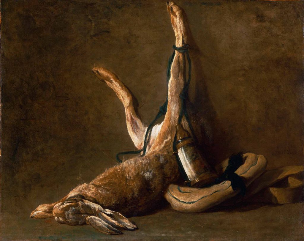 Jean Baptiste Simeon Chardin Tavşanlı Natürmort