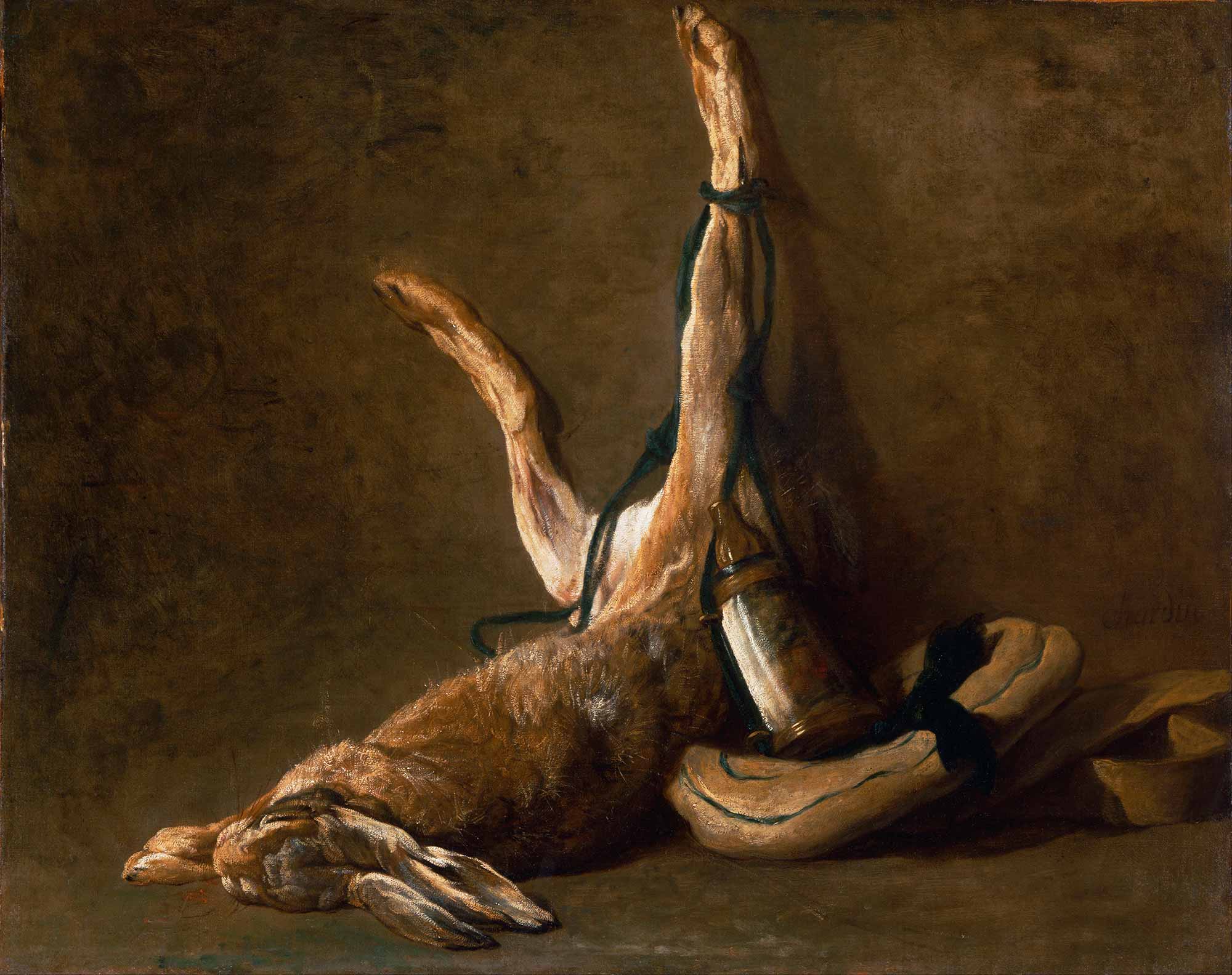 Jean Baptiste Simeon Chardin Tavşanlı Natürmort