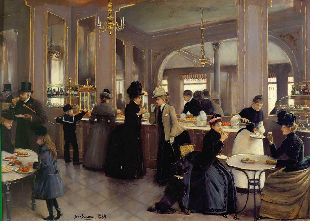 Jean Beraud Şanzelize'de Pastahane