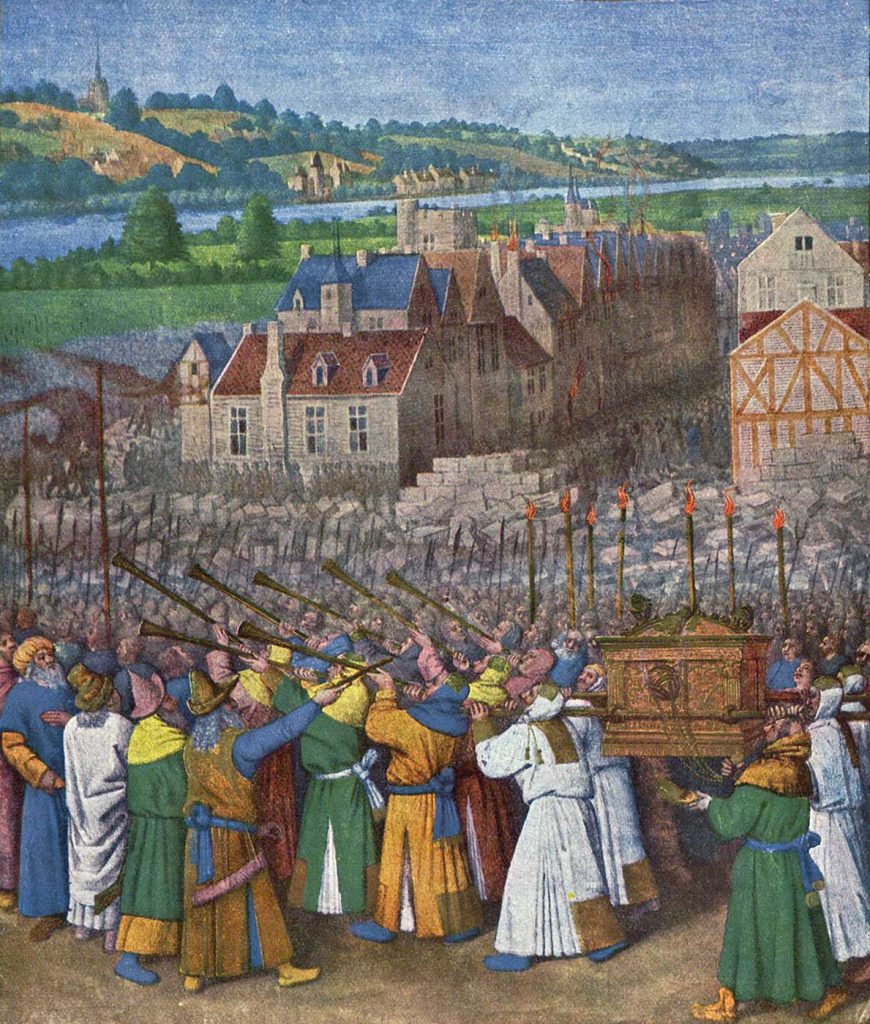 Jean Fouquet Jashua ve Jericho'nun Düşüşü