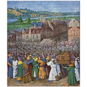 Jean Fouquet Jashua ve Jericho'nun Düşüşü