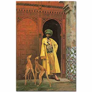 Jean Leon Gerome Arap ve Köpekleri