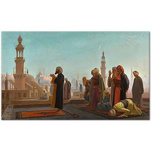 Jean Leon Gerome Kahire'de Namaz Kılanlar