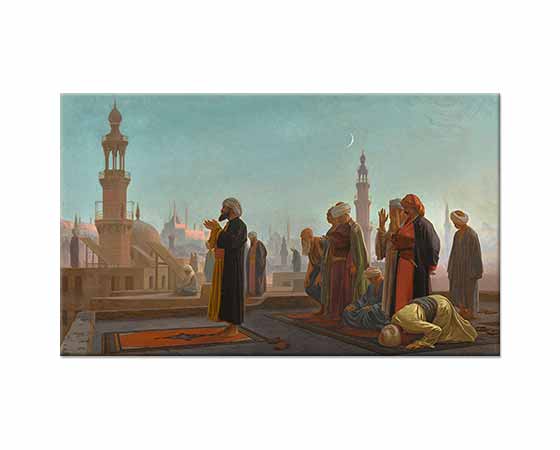 Jean Leon Gerome Kahire'de Namaz Kılanlar