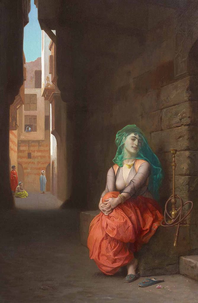 Jean Leon Gerome Nargileli Arap Kızı