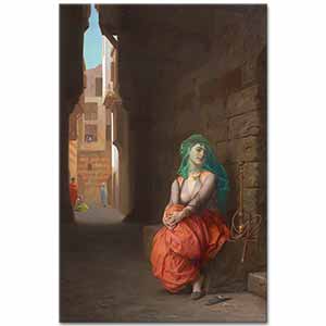 Jean Leon Gerome Nargileli Arap Kızı