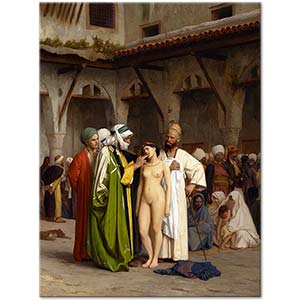 Jean Leon Gerome Esir Pazarında