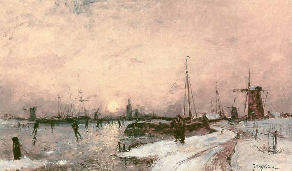 Johan Barthold Jongkind Dordrecht'de Patenciler