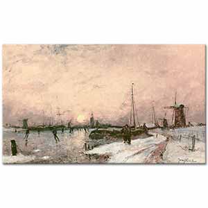 Johan Barthold Jongkind Dordrecht'de Patenciler