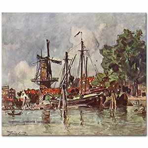 Johan Barthold Jongkind Overschi Köyü