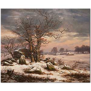 Johan Christian Dahl Vordingborg'dan Kış