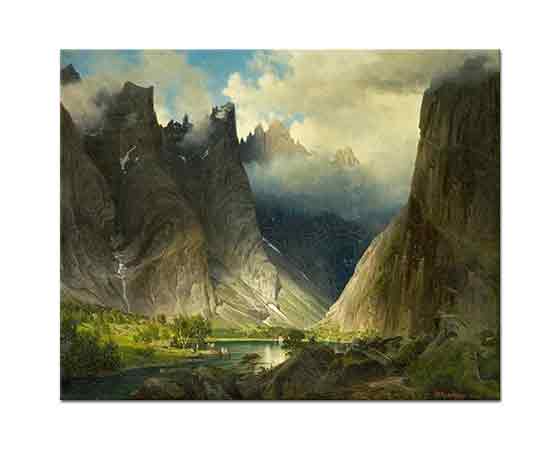 Johan Fredrik Eckersberg Dağlar Arasında